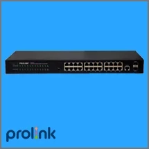 Prolink 24 Ports Gigabit Switch    Managed Swith_(PSG2401M)(SN0070023)